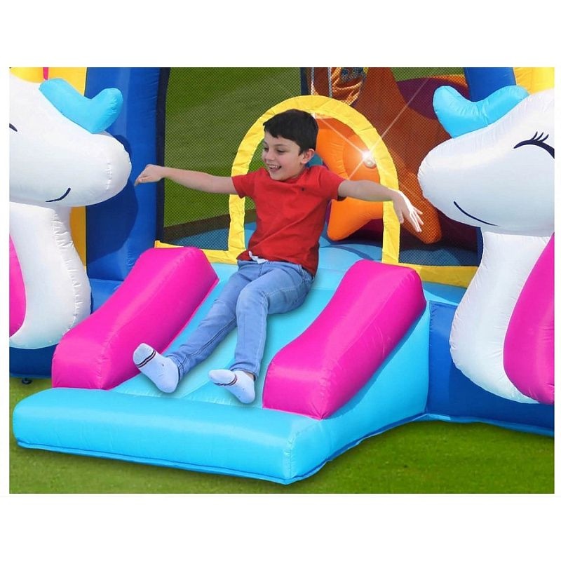 Надувной батут Happy Hop Сказочный единорог