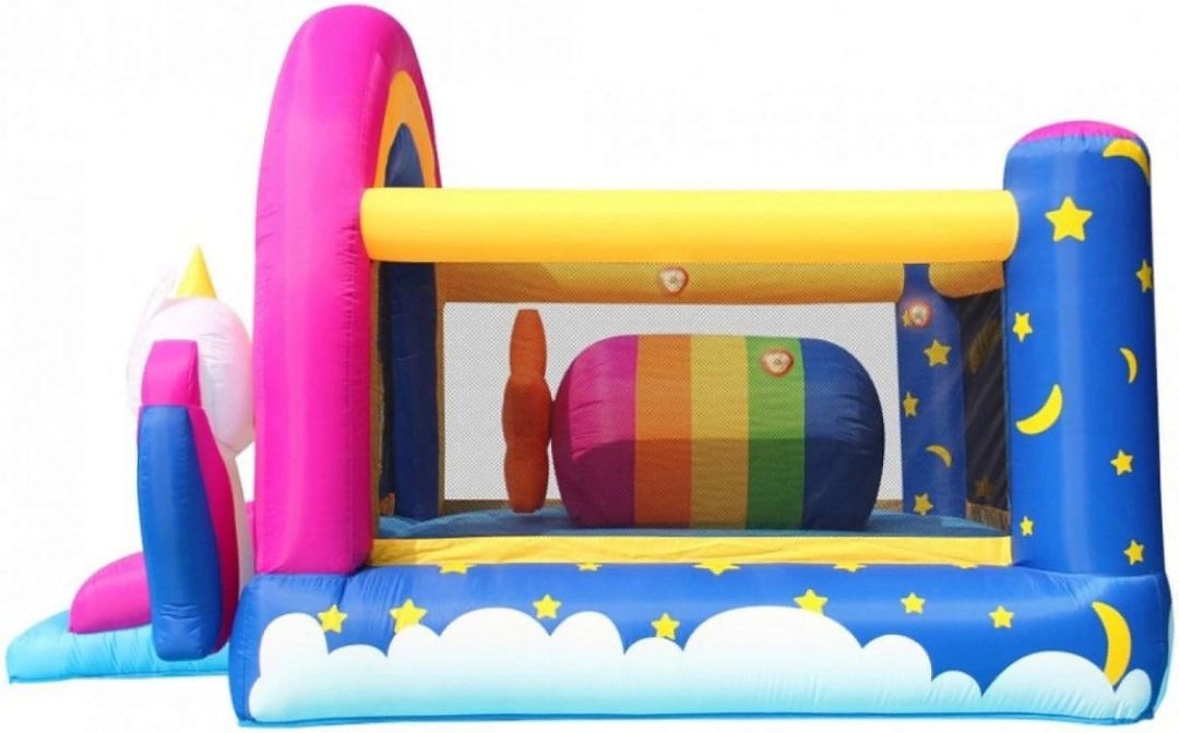 Надувной батут Happy Hop Сказочный единорог