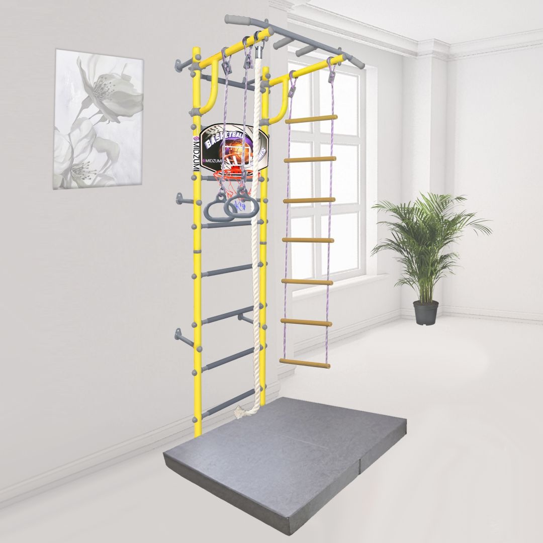 Шведская стенка Midzumi Niji Kabe Basketball Shield c матом №4