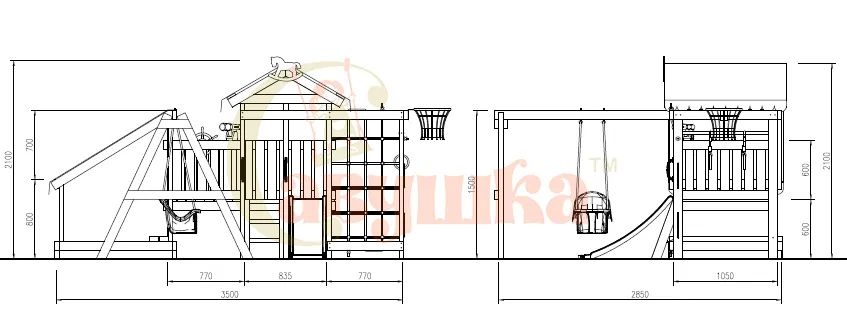 Детская площадка Савушка-Baby - 12 (Play)