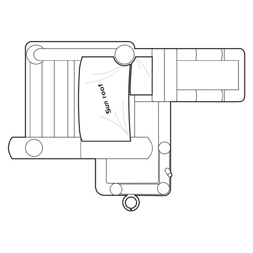 Надувной батут Happy Hop В гостях у сказки