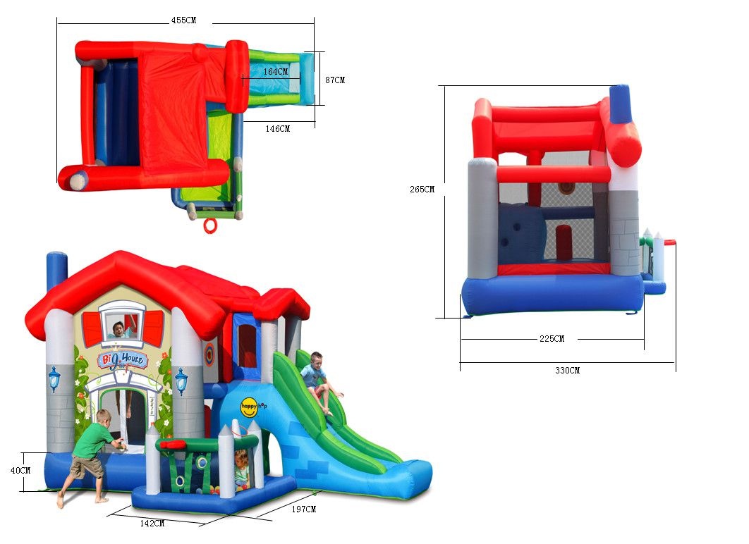 Надувной батут Happy Hop В гостях у сказки