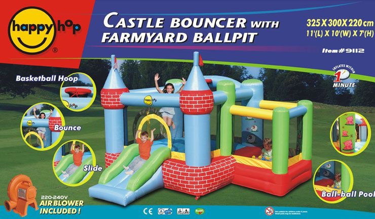 Надувной батут Happy Hop Цитадель