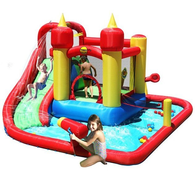 Надувной Водный Батут HAPPY HOP Супер Скольжение 9016