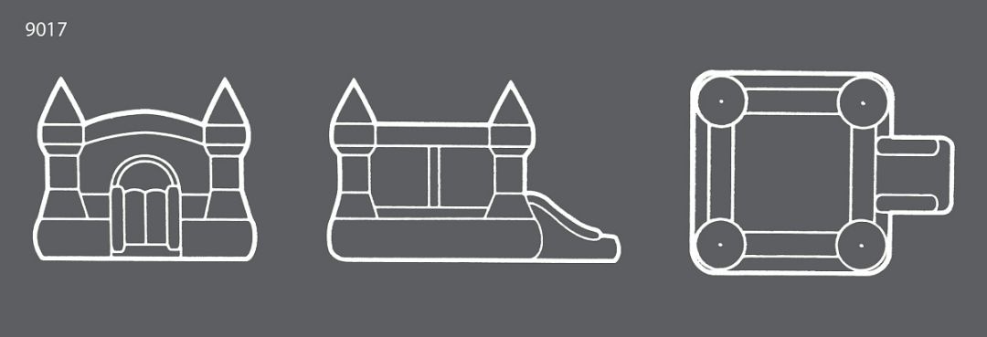 Надувной батут Happy Hop Супер прыжок