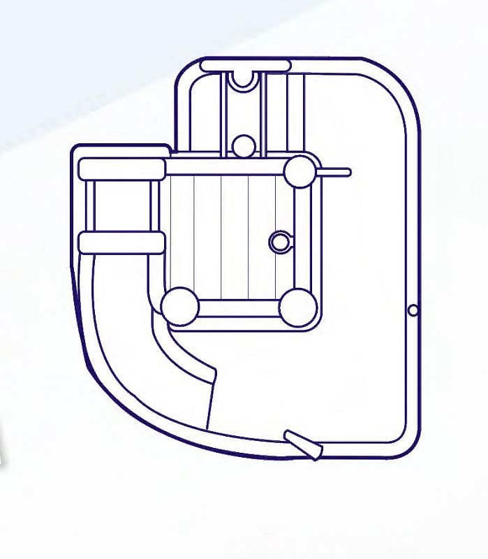 Надувной Водный Батут HAPPY HOP Супер Скольжение 9016