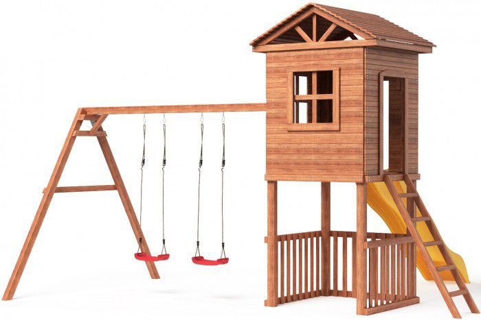 Детская площадка Можга Спортивный городок Избушка