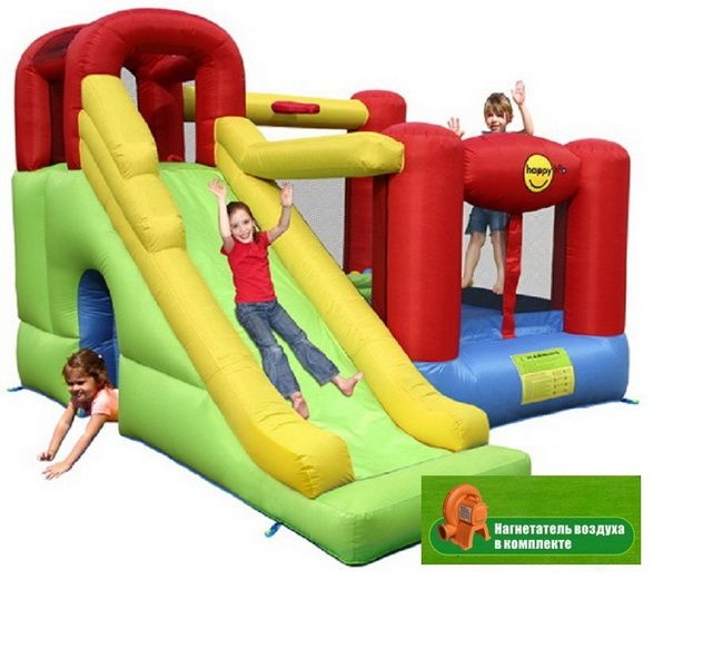 Надувной батут Happy Hop Игровой центр 6 в 1