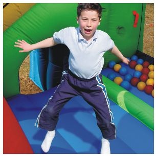 Надувной батут Happy Hop Игровой центр 6 в 1