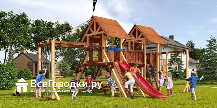 Детская игровая площадка Савушка Lux 9