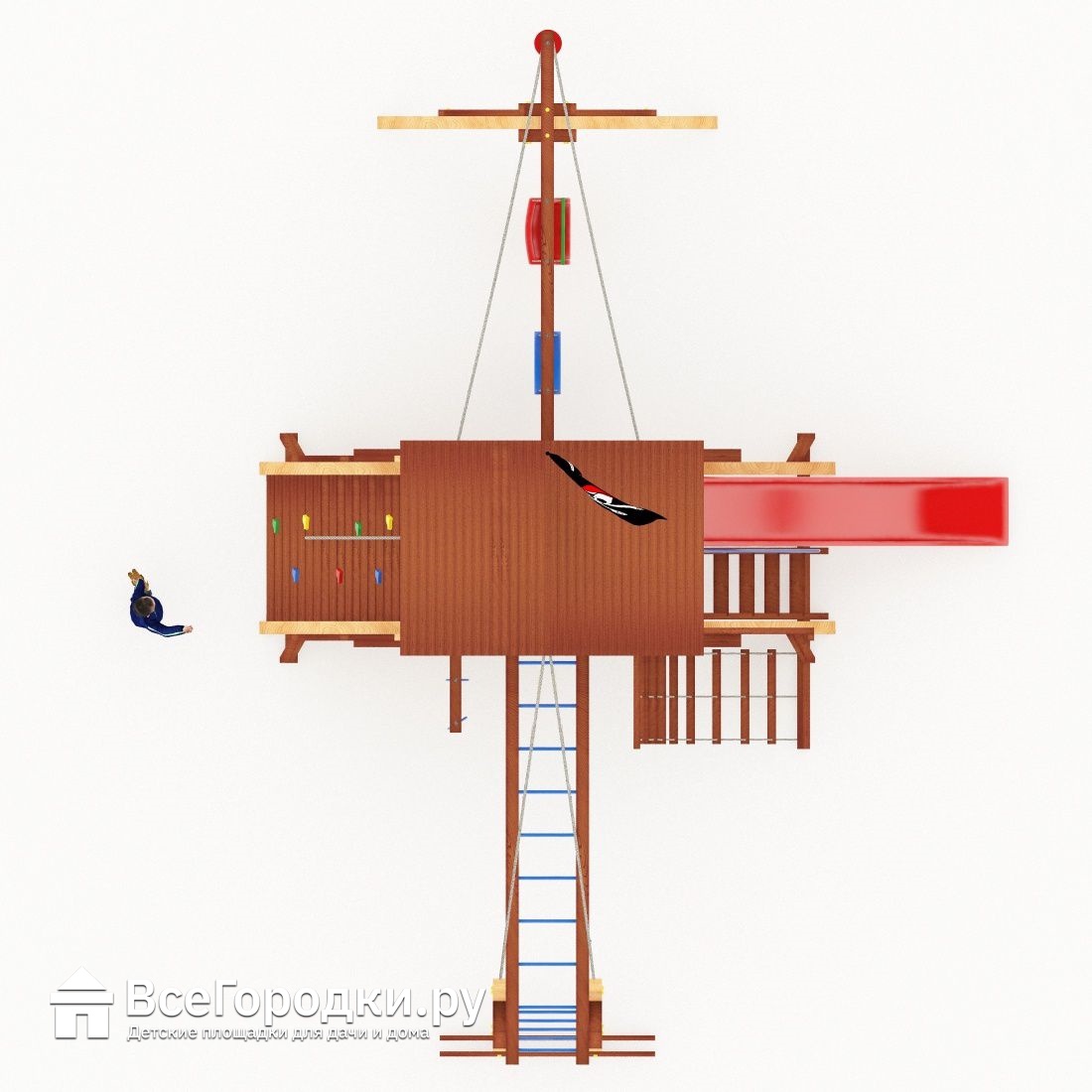 Детская игровая площадка Савушка Lux 4