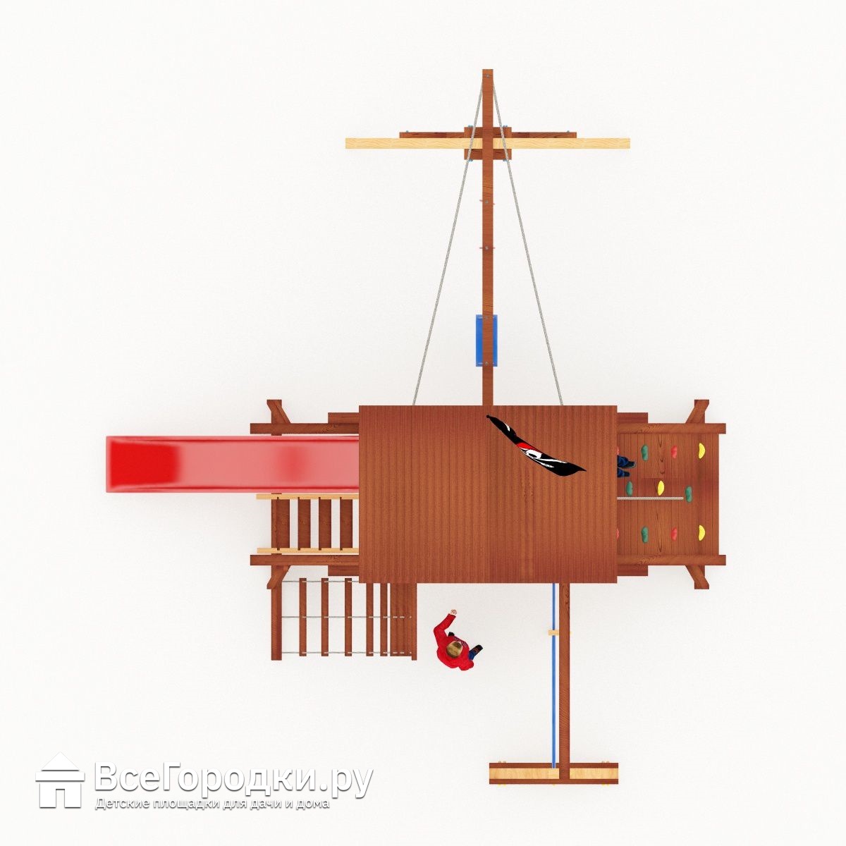 Детская игровая площадка Савушка Lux 3