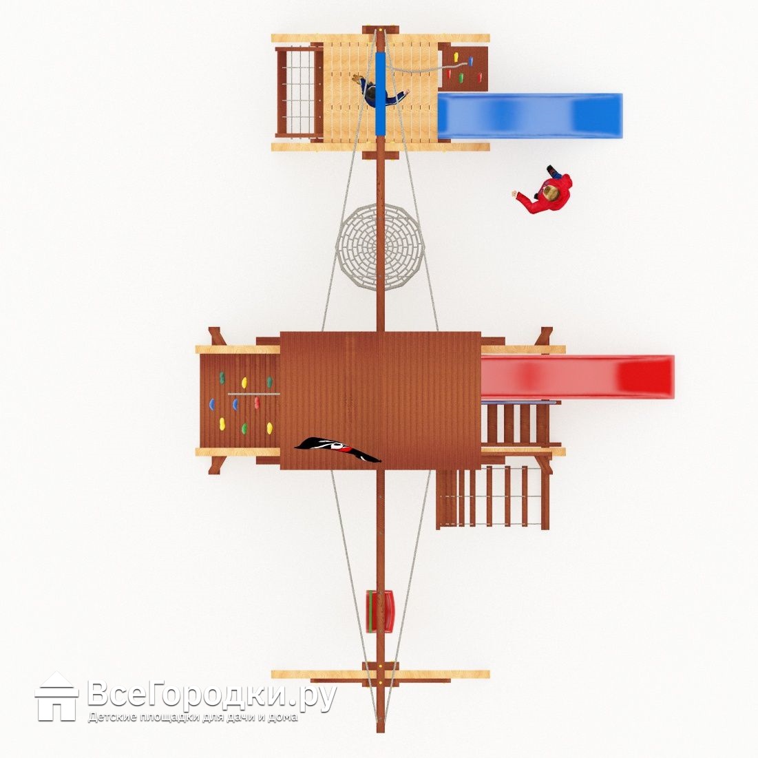 Детская игровая площадка Савушка Lux 8