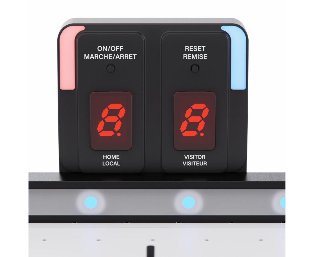 Игровой стол – аэрохоккей с подсветкой DFC Championship 53 складной белый