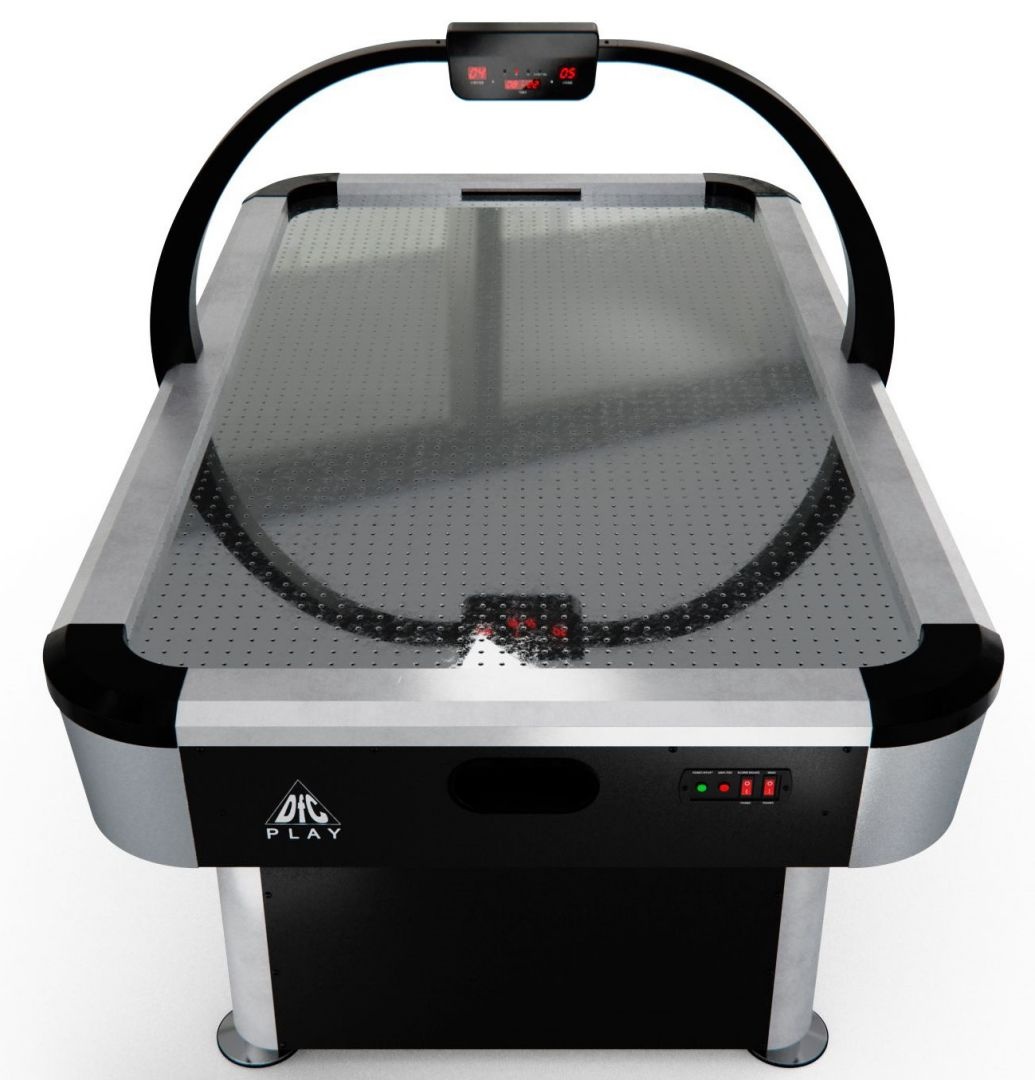 Игровой стол - аэрохоккей DFC Agate нержавеющая сталь