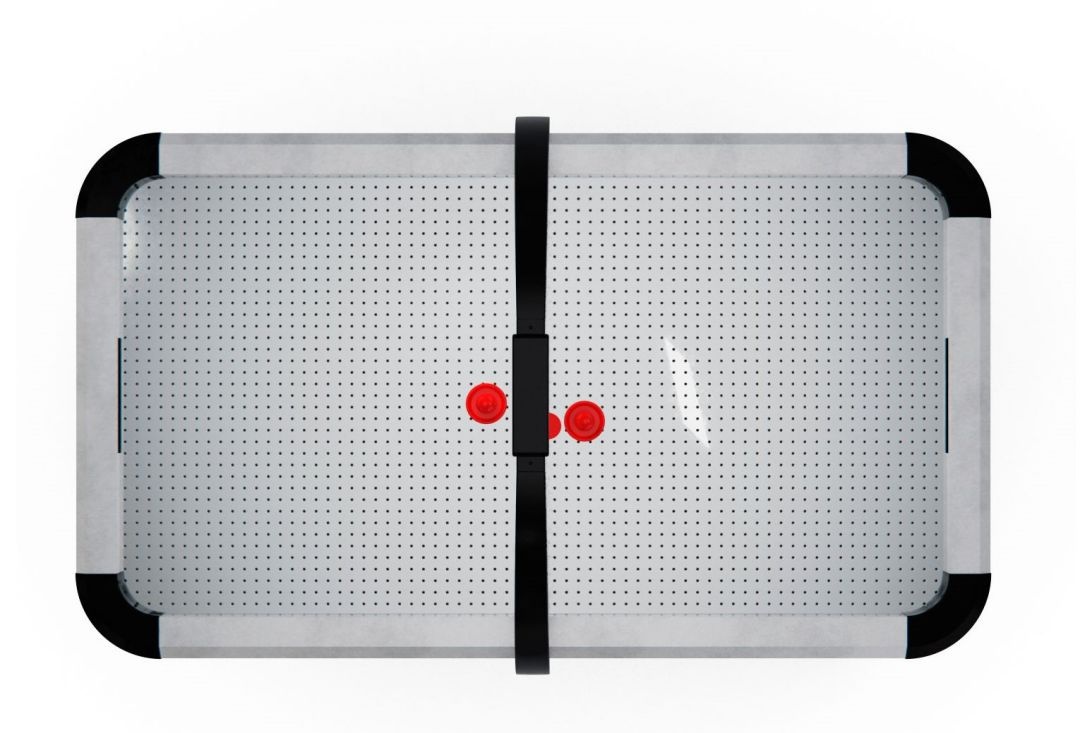 Игровой стол - аэрохоккей DFC Agate нержавеющая сталь