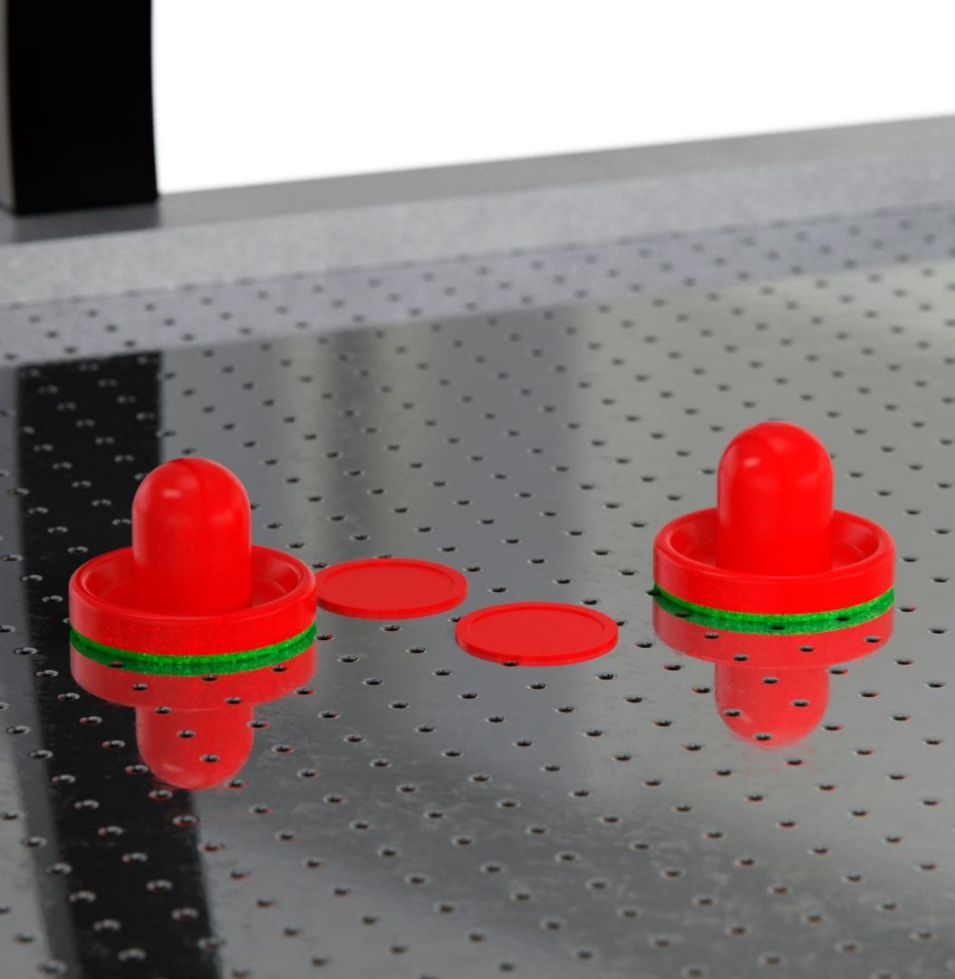 Игровой стол - аэрохоккей DFC Agate нержавеющая сталь