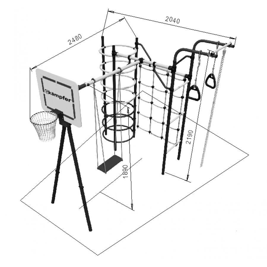 Спортивно-игровой комплекс Kampfer Aurora
