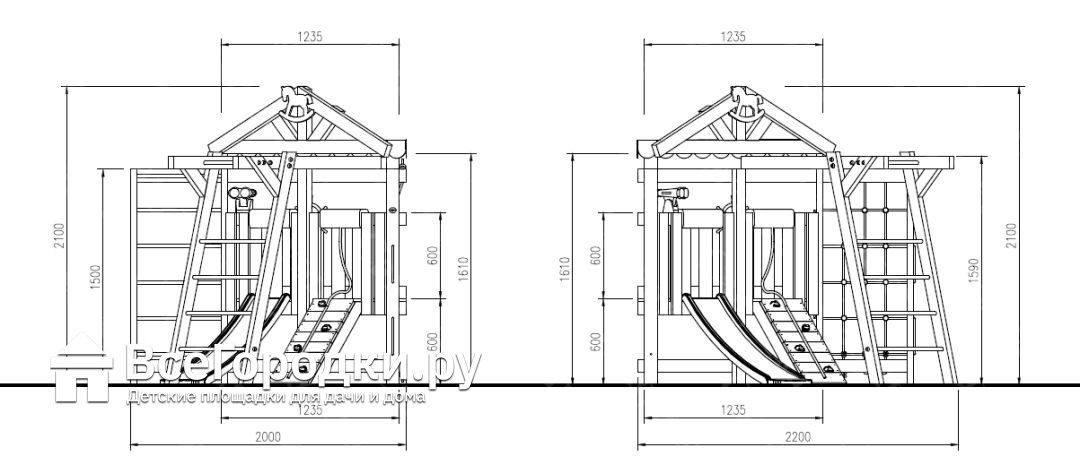 Угловой игровой комплекс Савушка Baby-10