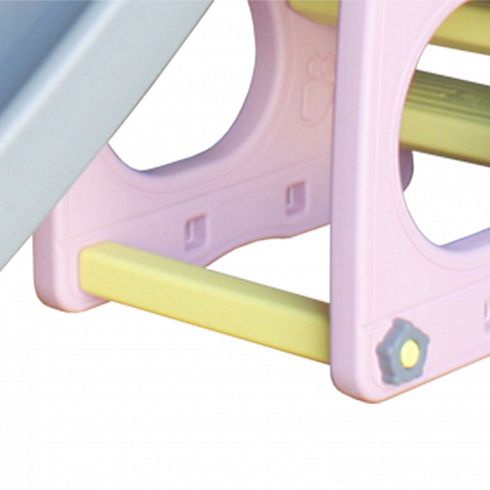 Детская пластиковая горка с баскетбольным кольцом Bear