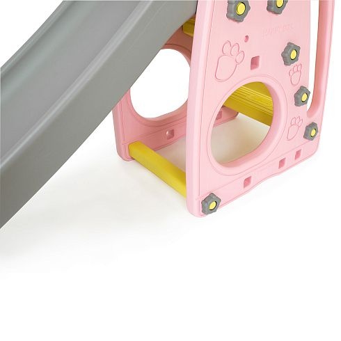 Детская пластиковая горка с баскетбольным кольцом Bear