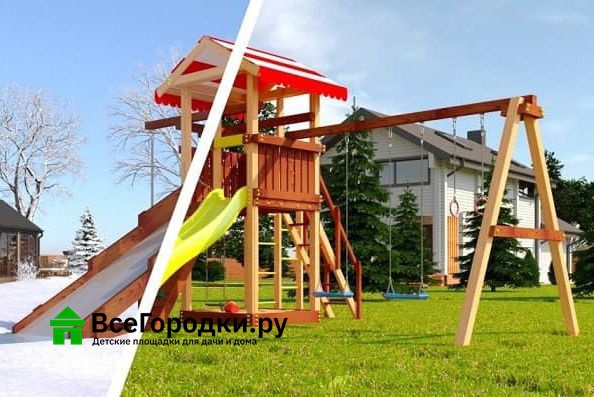 Детская игровая площадка Савушка 4 сезона 3