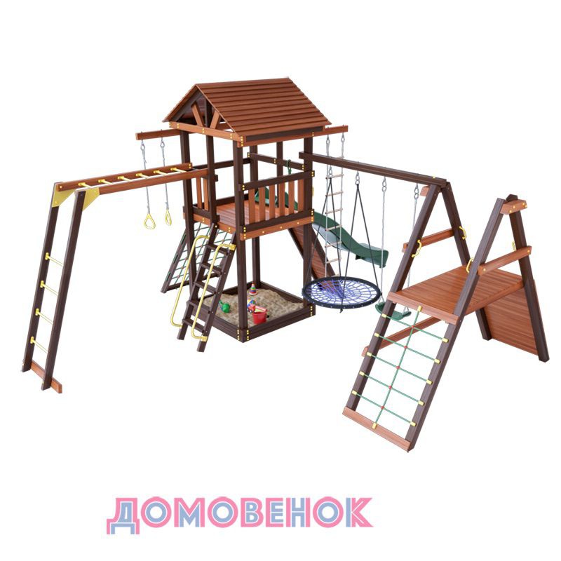 Детский игровой комплекс для дачи Домовенок Делюкс