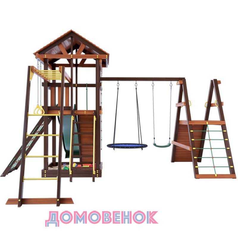 Детский игровой комплекс для дачи Домовенок Делюкс - купить с доставкой ...