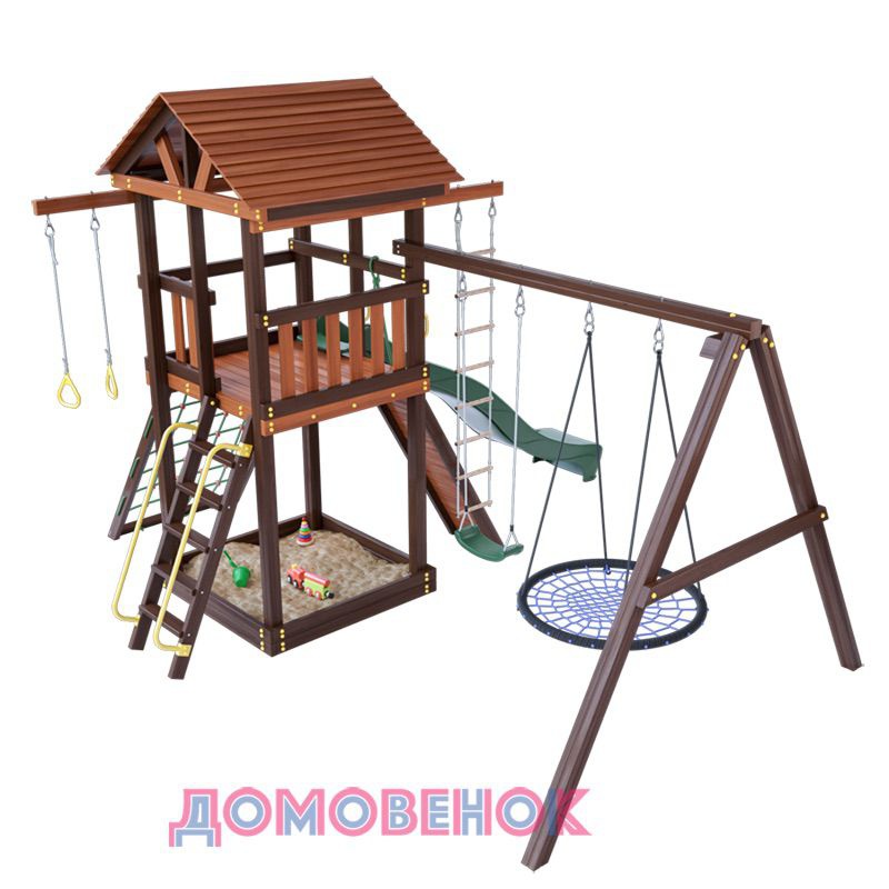 Детский игровой комплекс для дачи Домовенок Макси