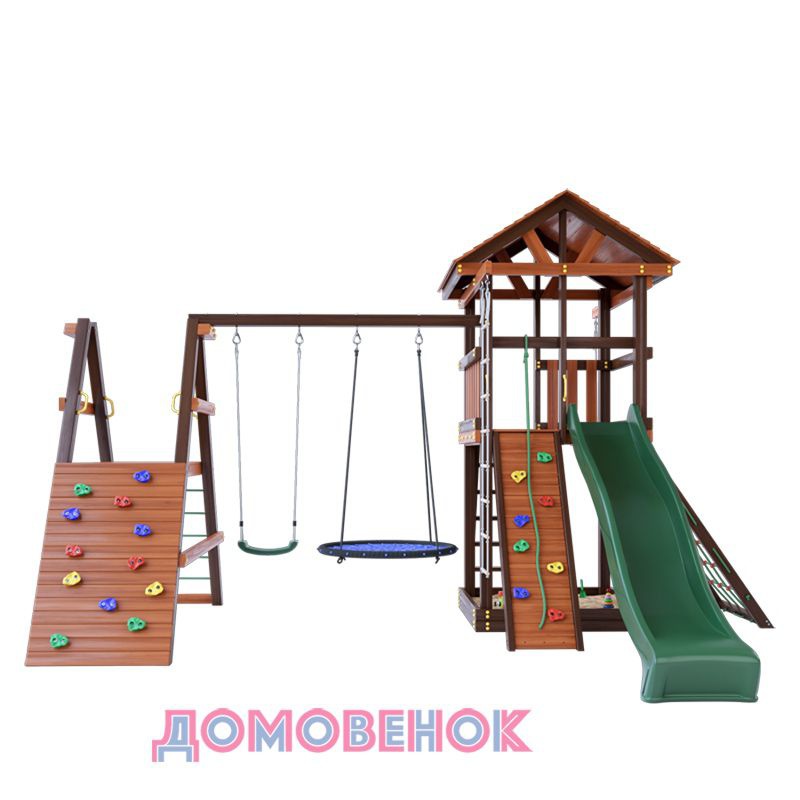 Детский игровой комплекс для дачи Домовенок Макси 2А