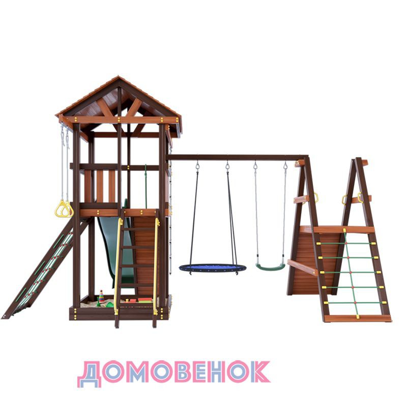 Детский игровой комплекс для дачи Домовенок Макси 2А