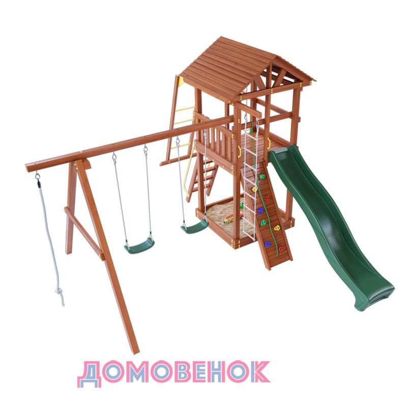 Детский игровой комплекс для дачи Домовенок Спорт