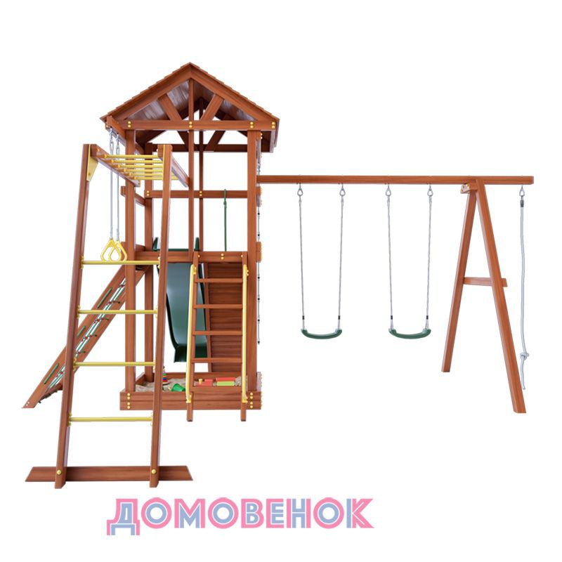 Детский игровой комплекс для дачи Домовенок Спорт