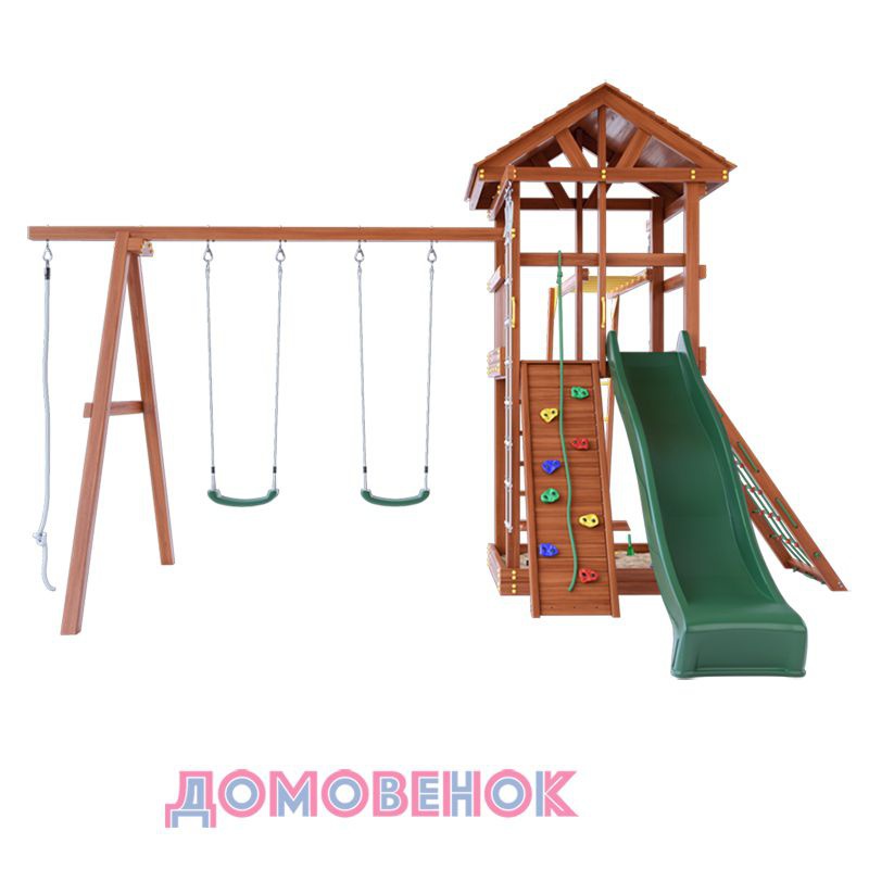 Детский игровой комплекс для дачи Домовенок Спорт