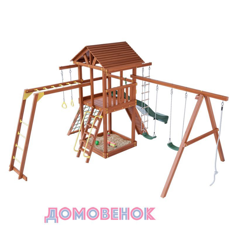 Детский игровой комплекс для дачи Домовенок Спорт