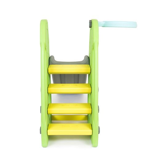 Детская пластиковая горка с баскетбольным кольцом Giraffe