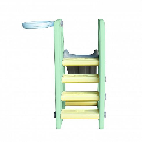 Детская пластиковая горка с баскетбольным кольцом Giraffe