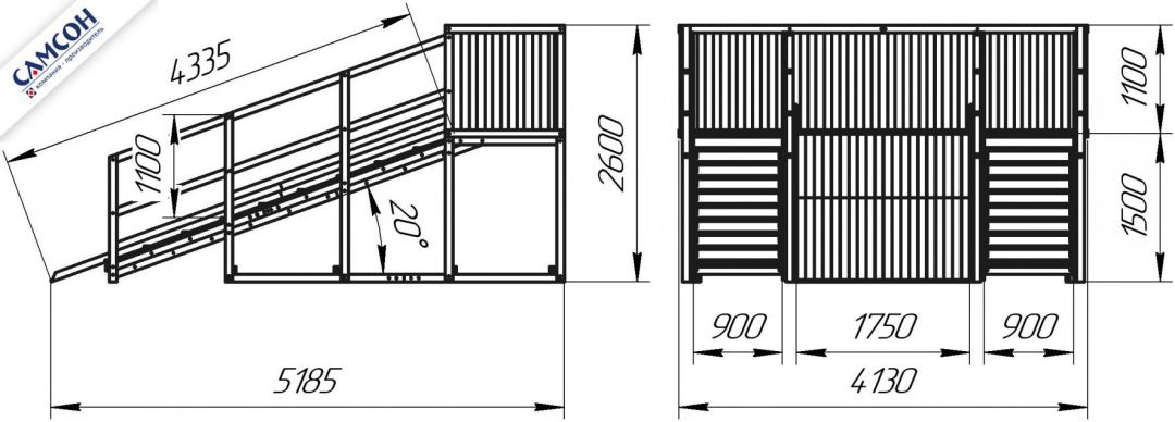Зимняя горка Самсон Гренландия