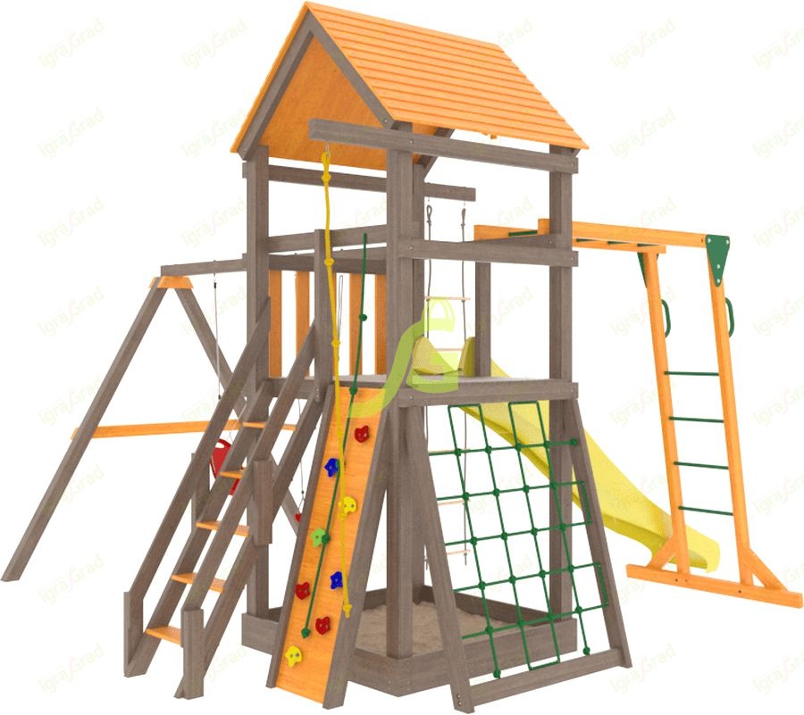 Детская площадка для дачи Igragrad Панда Фани Gride с рукоходом
