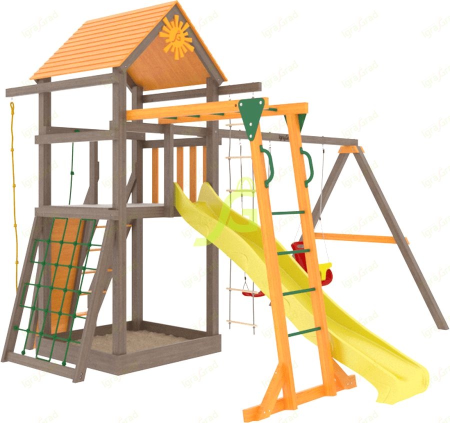 Детская площадка для дачи Igragrad Панда Фани Gride с рукоходом