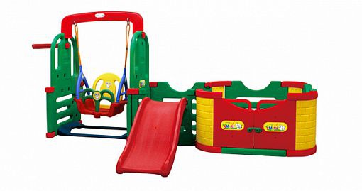 Детский пластиковый игровой комплекс Happy Box JM-1003 SMART PARK ...