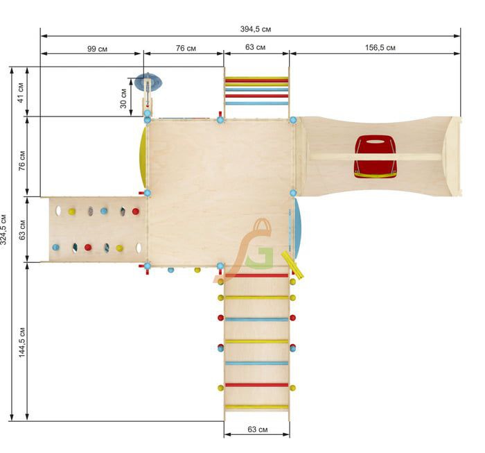 Игровой чердак для дома IgraGrad 10