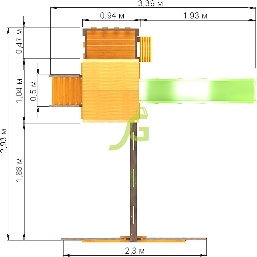 Детская площадка для дачи IgraGrad Игруня 4