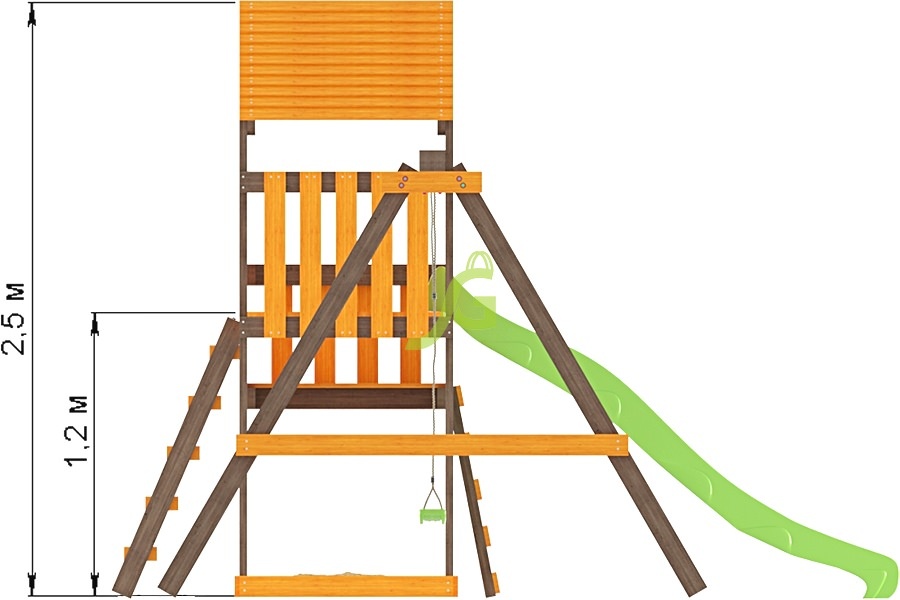 Детская площадка для дачи IgraGrad Игруня 4