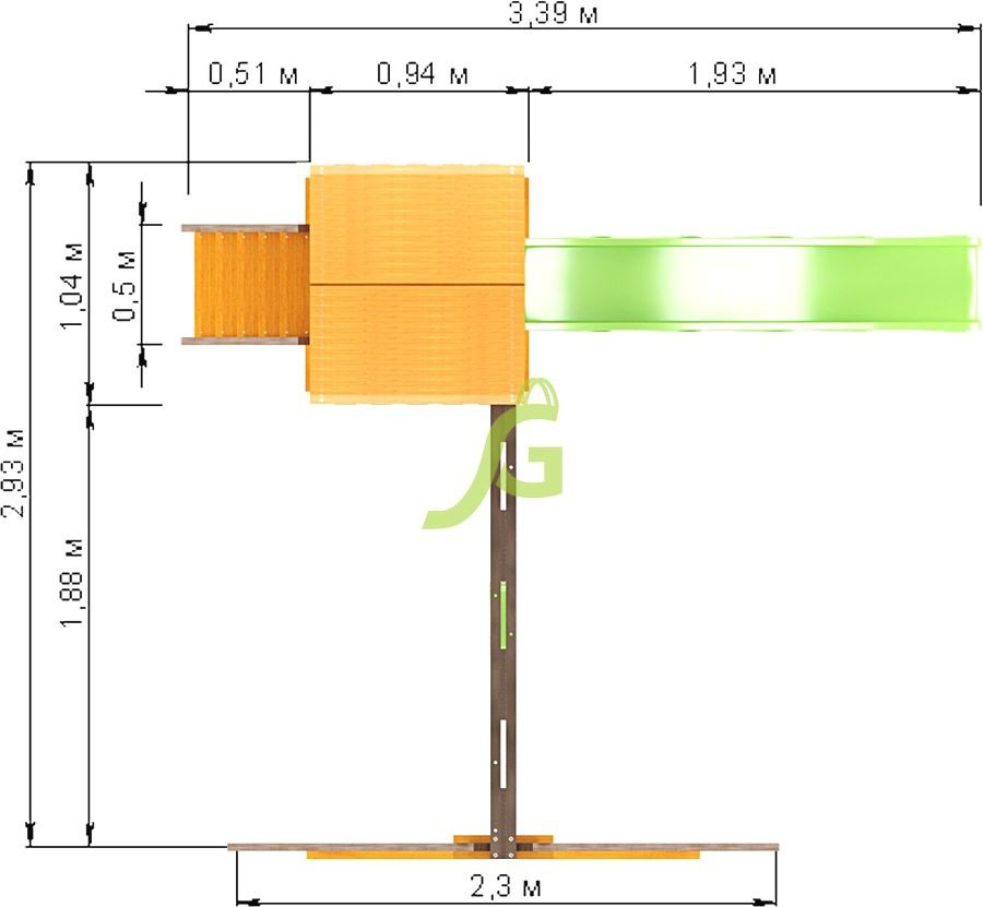 Детская площадка для дачи IgraGrad Игруня 1