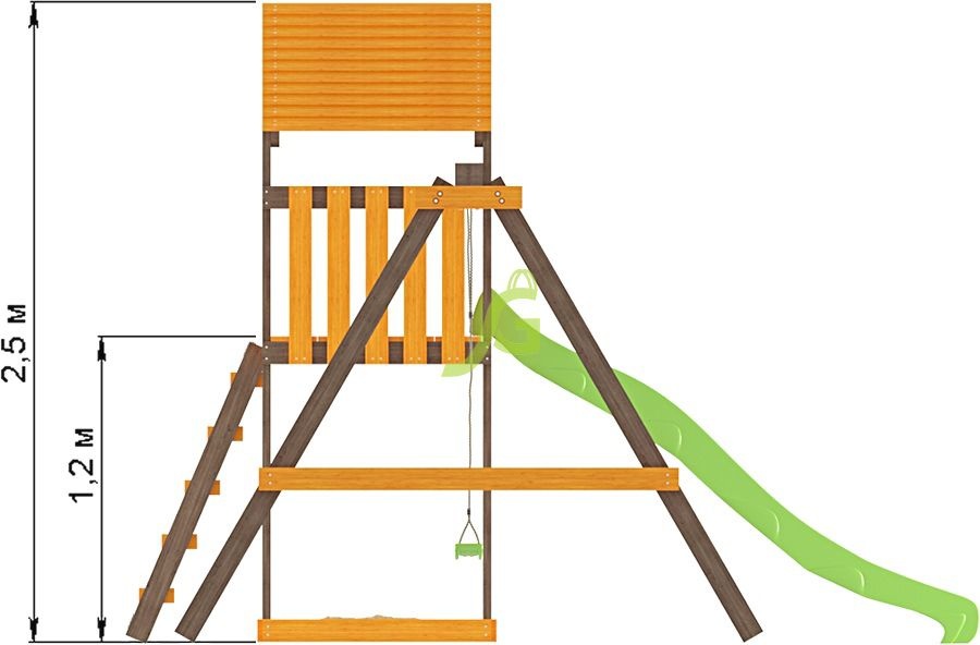 Детская площадка для дачи IgraGrad Игруня 1