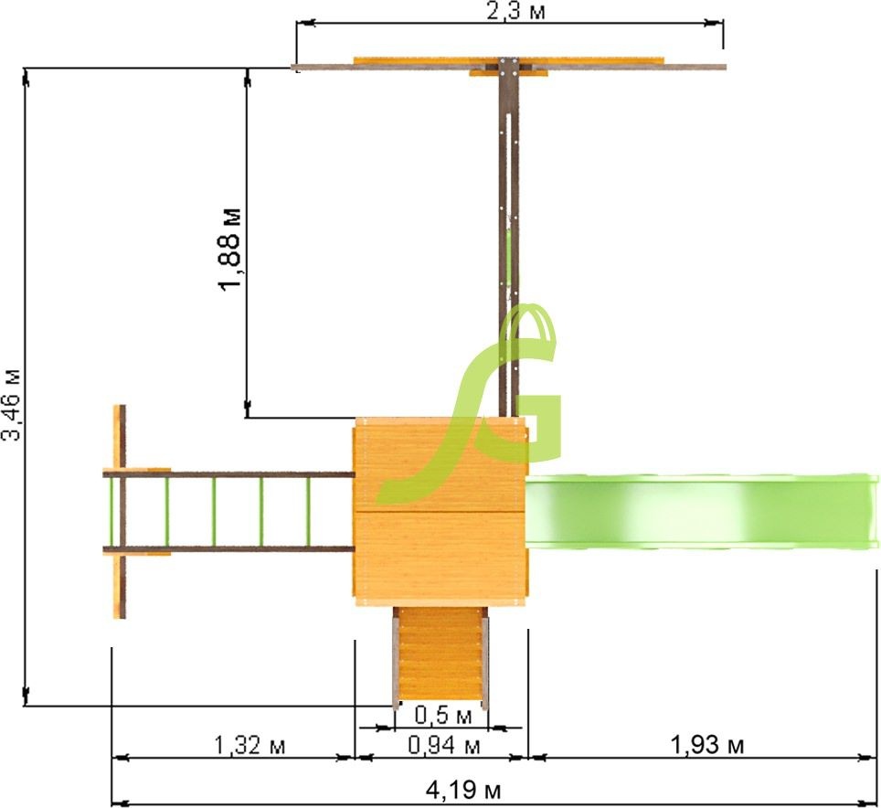 Детская площадка для дачи IgraGrad Игруня 2