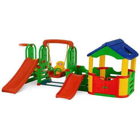 Детская пластиковая площадка Happy Box Мульти-Хаус JM-804С