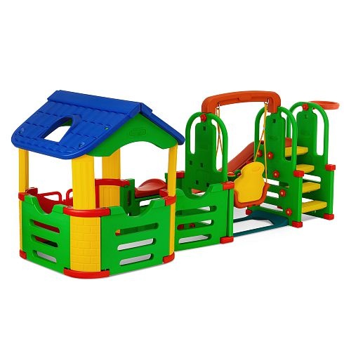 Детская пластиковая площадка Happy Box Мульти-Хаус JM-804С