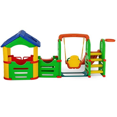 Детская пластиковая площадка Happy Box Мульти-Хаус JM-804С